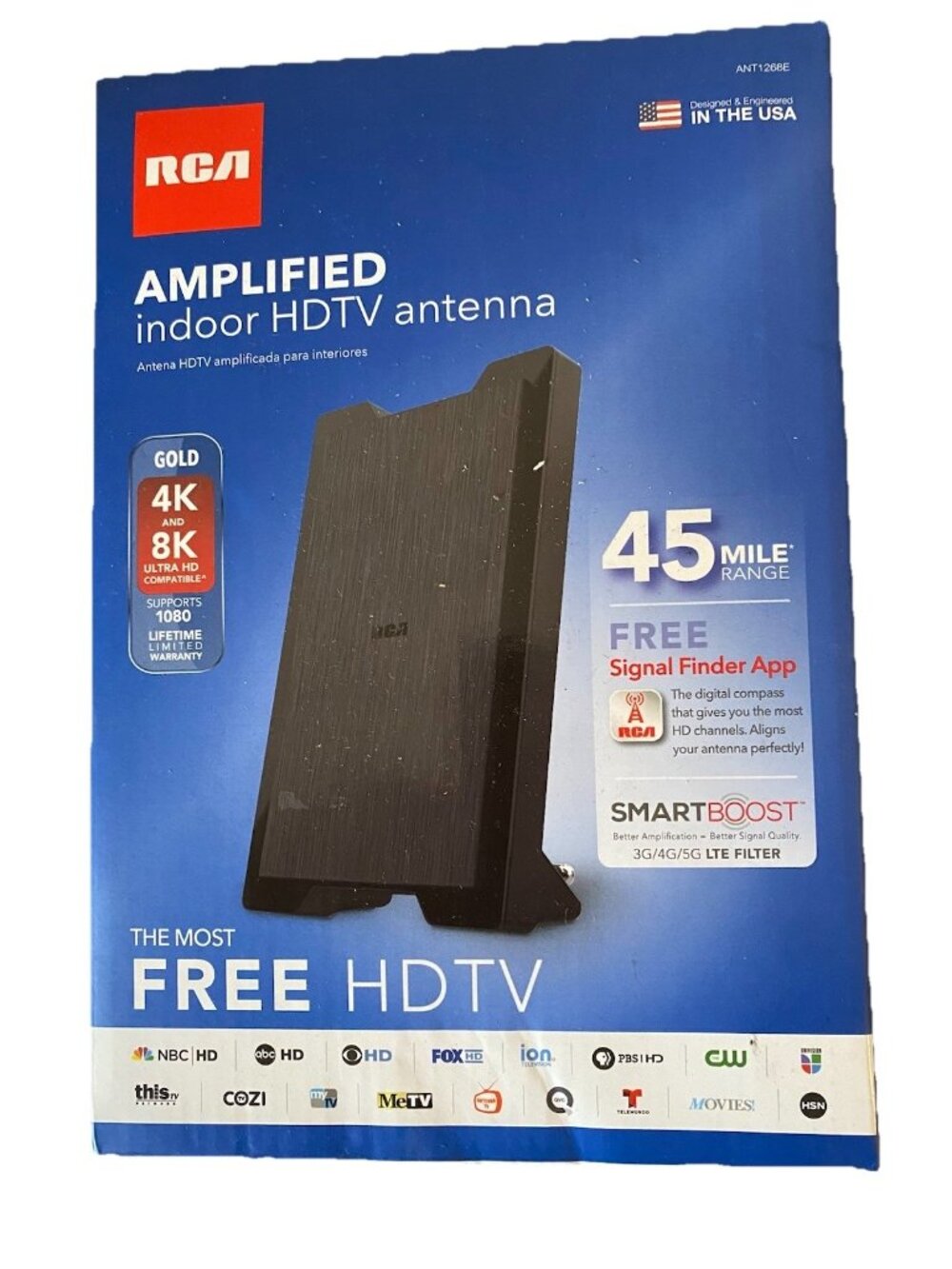 RCA Amplified Indoor HDTV Antenna Lot Of 2 New